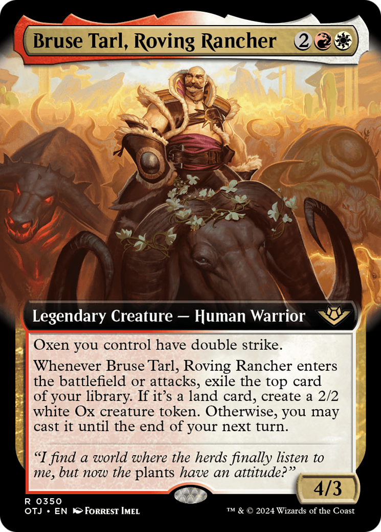 Bruse Tarl, Roving Rancher (Extended Art) [Outlaws of Thunder Junction] - Magic: The Gathering - Card Brawlers | Quebec | Canada |