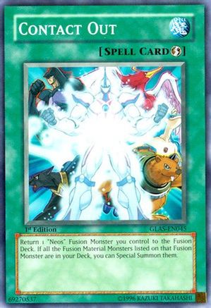 Contact Out [GLAS-EN045] Common - Yu-Gi-Oh! - Card Brawlers | Quebec | Canada |