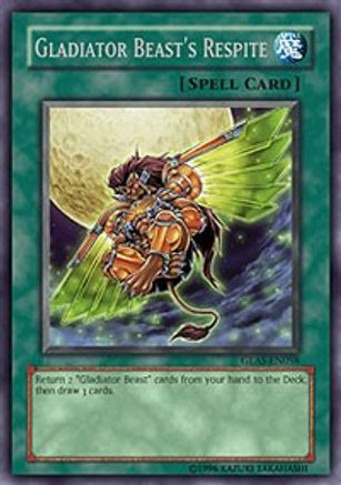 Gladiator Beast's Respite [GLAS-EN058] Rare - Yu-Gi-Oh! - Card Brawlers | Quebec | Canada |
