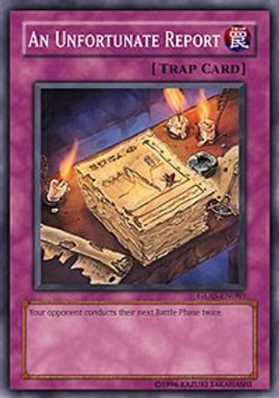 An Unfortunate Report [GLAS-EN080] Common - Yu-Gi-Oh! - Card Brawlers | Quebec | Canada |