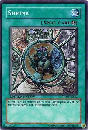 Shrink [STON-ENSE2] Super Rare - Yu-Gi-Oh! - Card Brawlers | Quebec | Canada |