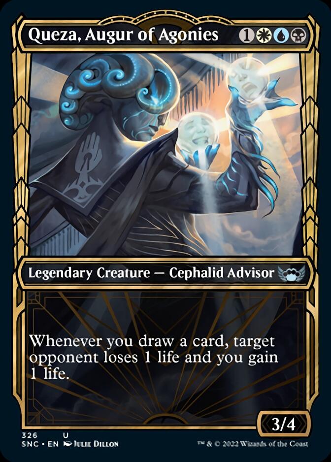 Queza, Augur of Agonies (Showcase Golden Age) [Streets of New Capenna] - Magic: The Gathering - Card Brawlers | Quebec | Canada |