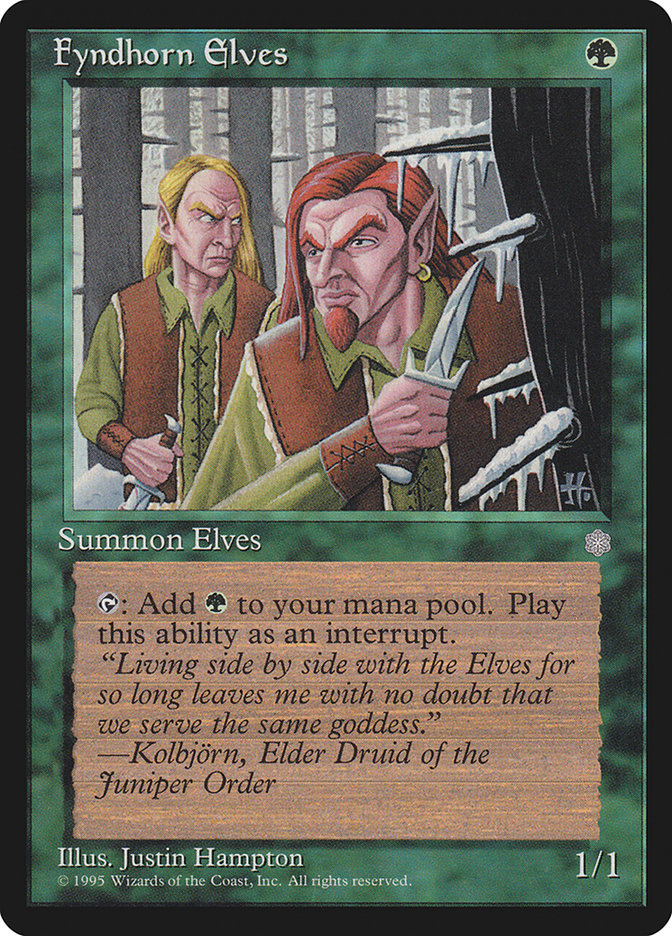 Fyndhorn Elves [Ice Age] - Magic: The Gathering - Card Brawlers | Quebec | Canada |