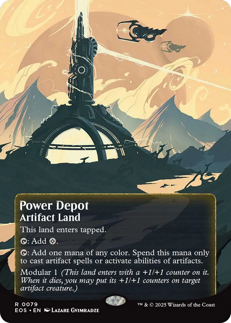 Power Depot (0079) (Borderless) [Edge of Eternities: Stellar Sights] - Magic: The Gathering - Card Brawlers | Quebec | Canada |