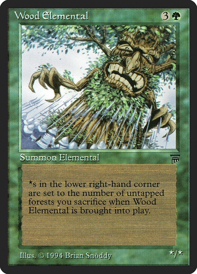 Wood Elemental [Legends] - Magic: The Gathering - Card Brawlers | Quebec | Canada |