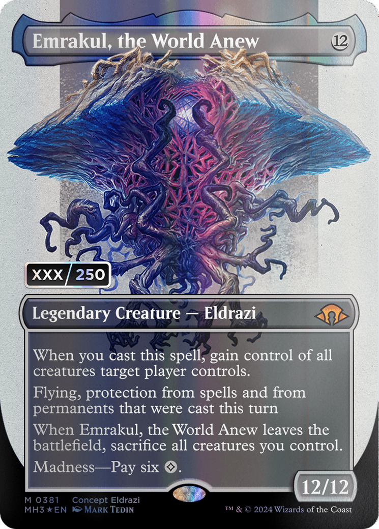 Emrakul, the World Anew (Borderless) (Serial Numbered) [Modern Horizons 3] - Magic: The Gathering - Card Brawlers | Quebec | Canada |