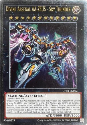 Divine Arsenal AA-ZEUS - Sky Thunder [OP18-EN002] Ultimate Rare - Yu-Gi-Oh! - Card Brawlers | Quebec | Canada |