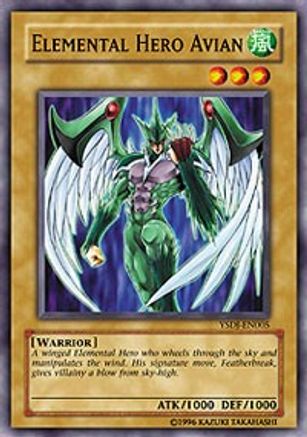 Elemental HERO Avian [YSDJ-EN005] Common - Yu-Gi-Oh! - Card Brawlers | Quebec | Canada |