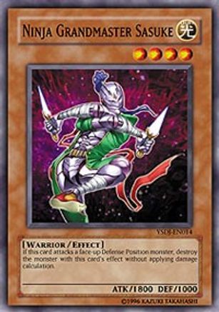 Ninja Grandmaster Sasuke [YSDJ-EN014] Common - Yu-Gi-Oh! - Card Brawlers | Quebec | Canada |