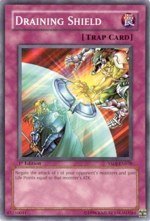 Draining Shield [YSDJ-EN038] Common - Yu-Gi-Oh! - Card Brawlers | Quebec | Canada |