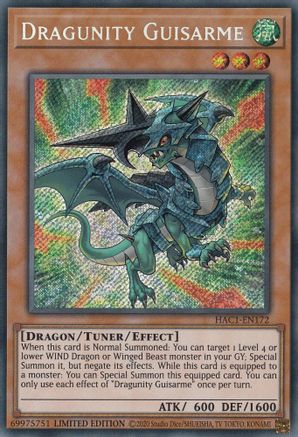 Dragunity Guisarme [HAC1-EN172] Secret Rare - Yu-Gi-Oh! - Card Brawlers | Quebec | Canada |