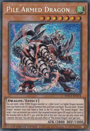 Pile Armed Dragon [HAC1-EN174] Secret Rare - Yu-Gi-Oh! - Card Brawlers | Quebec | Canada |