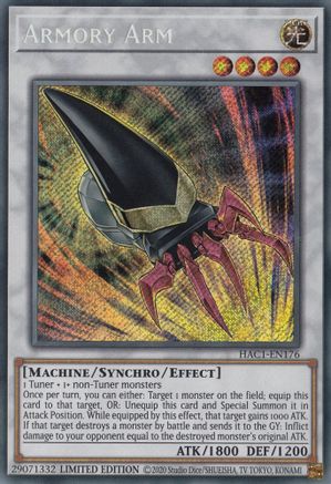 Armory Arm [HAC1-EN176] Secret Rare - Yu-Gi-Oh! - Card Brawlers | Quebec | Canada |