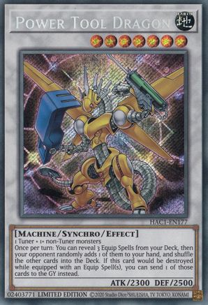 Power Tool Dragon [HAC1-EN177] Secret Rare - Yu-Gi-Oh! - Card Brawlers | Quebec | Canada |
