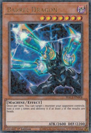 Barrel Dragon (Duel Terminal) [HAC1-EN006] Parallel Rare