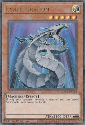Cyber Dragon (Duel Terminal) [HAC1-EN014] Parallel Rare - Yu-Gi-Oh! - Card Brawlers | Quebec | Canada |