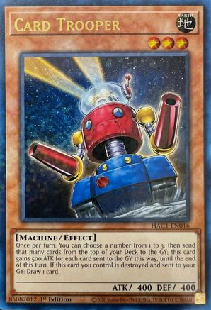 Card Trooper (Duel Terminal) [HAC1-EN016] Parallel Rare