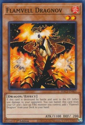 Flamvell Dragnov [HAC1-EN065] Common - Yu-Gi-Oh! - Card Brawlers | Quebec | Canada |