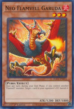Neo Flamvell Garuda [HAC1-EN072] Common - Yu-Gi-Oh! - Card Brawlers | Quebec | Canada |