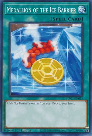 Medallion of the Ice Barrier [HAC1-EN055] Common - Yu-Gi-Oh! - Card Brawlers | Quebec | Canada |
