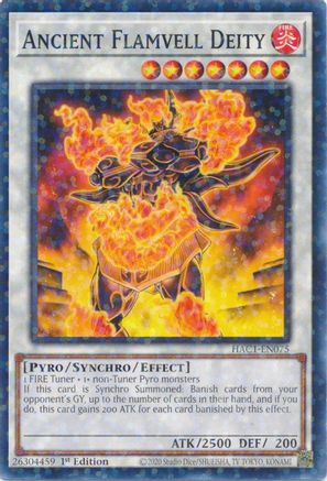 Ancient Flamvell Deity (Duel Terminal) [HAC1-EN075] Parallel Rare - Yu-Gi-Oh! - Card Brawlers | Quebec | Canada |