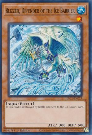 Blizzed, Defender of the Ice Barrier [HAC1-EN029] Common - Yu-Gi-Oh! - Card Brawlers | Quebec | Canada |