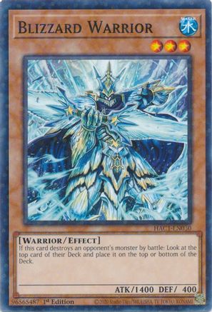 Blizzard Warrior (Duel Terminal) [HAC1-EN030] Parallel Rare - Yu-Gi-Oh! - Card Brawlers | Quebec | Canada |