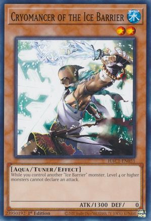 Cryomancer of the Ice Barrier [HAC1-EN031] Common - Yu-Gi-Oh! - Card Brawlers | Quebec | Canada |