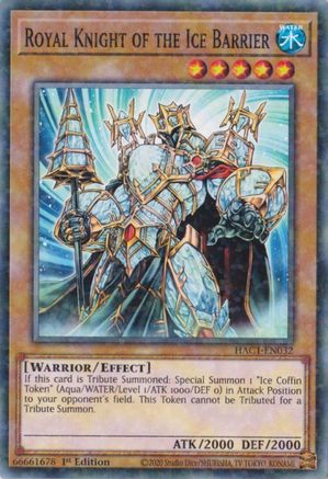 Royal Knight of the Ice Barrier (Duel Terminal) [HAC1-EN032] Parallel Rare - Yu-Gi-Oh! - Card Brawlers | Quebec | Canada |