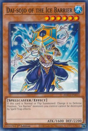 Dai-sojo of the Ice Barrier [HAC1-EN033] Common - Yu-Gi-Oh! - Card Brawlers | Quebec | Canada |