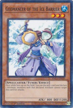 Geomancer of the Ice Barrier (Duel Terminal) [HAC1-EN036] Parallel Rare - Yu-Gi-Oh! - Card Brawlers | Quebec | Canada |
