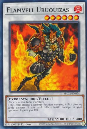 Flamvell Uruquizas [HAC1-EN074] Common - Yu-Gi-Oh! - Card Brawlers | Quebec | Canada |
