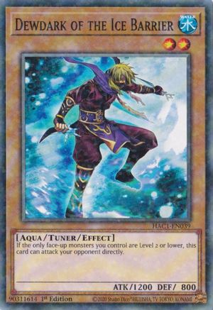 Dewdark of the Ice Barrier (Duel Terminal) [HAC1-EN039] Parallel Rare - Yu-Gi-Oh! - Card Brawlers | Quebec | Canada |