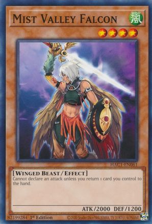 Mist Valley Falcon [HAC1-EN061] Common - Yu-Gi-Oh! - Card Brawlers | Quebec | Canada |