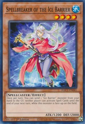 Spellbreaker of the Ice Barrier [HAC1-EN041] Common - Yu-Gi-Oh! - Card Brawlers | Quebec | Canada |