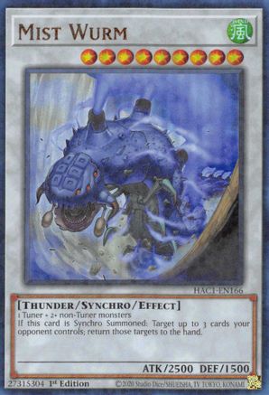 Mist Wurm (Duel Terminal) [HAC1-EN166] Parallel Rare - Yu-Gi-Oh! - Card Brawlers | Quebec | Canada |