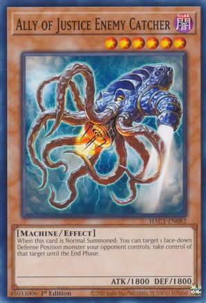 Ally of Justice Enemy Catcher [HAC1-EN082] Common - Yu-Gi-Oh! - Card Brawlers | Quebec | Canada |