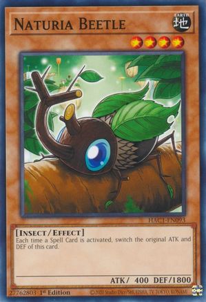 Naturia Beetle [HAC1-EN093] Common - Yu-Gi-Oh! - Card Brawlers | Quebec | Canada |
