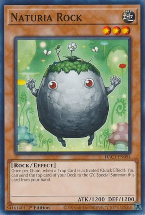 Naturia Rock [HAC1-EN094] Common - Yu-Gi-Oh! - Card Brawlers | Quebec | Canada |