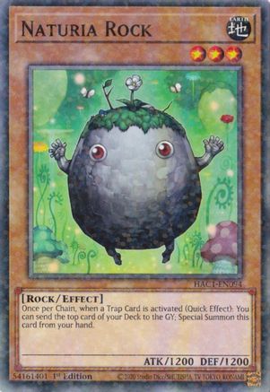 Naturia Rock (Duel Terminal) [HAC1-EN094] Parallel Rare - Yu-Gi-Oh! - Card Brawlers | Quebec | Canada |