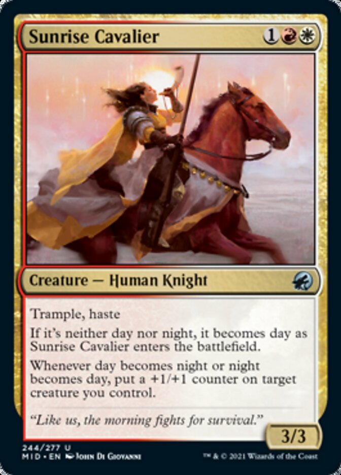 Sunrise Cavalier [Innistrad: Midnight Hunt] - Magic: The Gathering - Card Brawlers | Quebec | Canada |