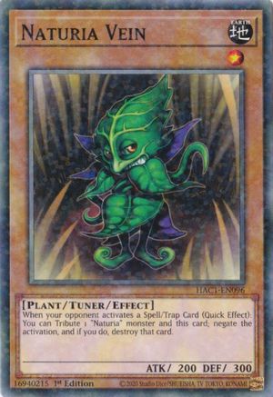 Naturia Vein (Duel Terminal) [HAC1-EN096] Parallel Rare - Yu-Gi-Oh! - Card Brawlers | Quebec | Canada |