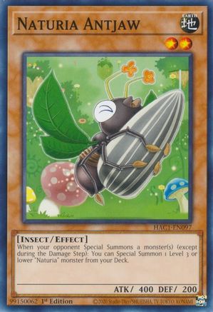 Naturia Antjaw [HAC1-EN097] Common - Yu-Gi-Oh! - Card Brawlers | Quebec | Canada |