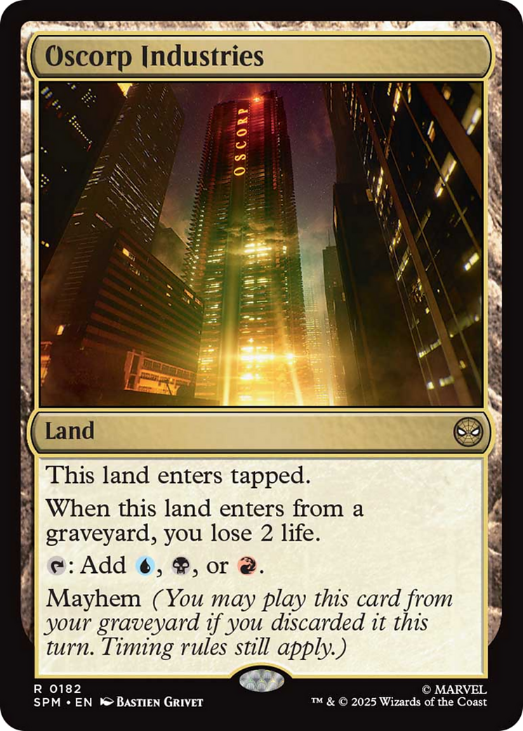 Oscorp Industries [Marvel's Spider-Man] - Magic: The Gathering - Card Brawlers | Quebec | Canada |