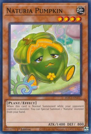Naturia Pumpkin [HAC1-EN117] Common - Yu-Gi-Oh! - Card Brawlers | Quebec | Canada |