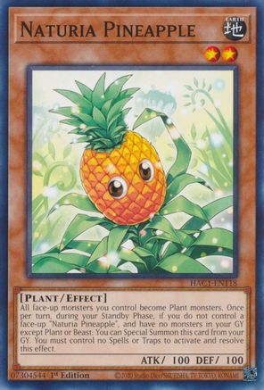 Naturia Pineapple [HAC1-EN118] Common - Yu-Gi-Oh! - Card Brawlers | Quebec | Canada |
