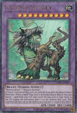 Naturia Exterio (Duel Terminal) [HAC1-EN119] Parallel Rare - Yu-Gi-Oh! - Card Brawlers | Quebec | Canada |