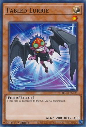 Fabled Lurrie [HAC1-EN124] Common - Yu-Gi-Oh! - Card Brawlers | Quebec | Canada |