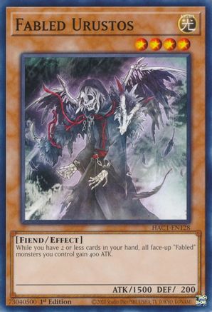 Fabled Urustos [HAC1-EN128] Common - Yu-Gi-Oh! - Card Brawlers | Quebec | Canada |