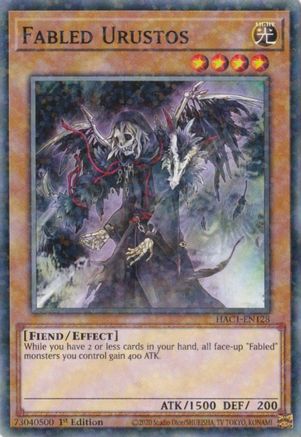 Fabled Urustos (Duel Terminal) [HAC1-EN128] Parallel Rare